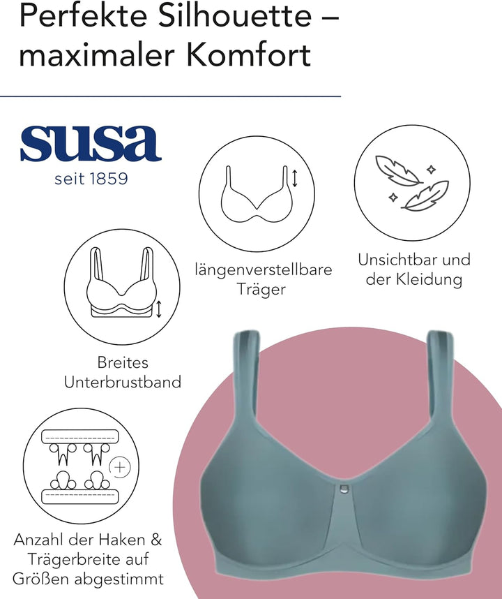 SUSA Damen Catania BH 75A Aqua Green, 75A Aqua Green
