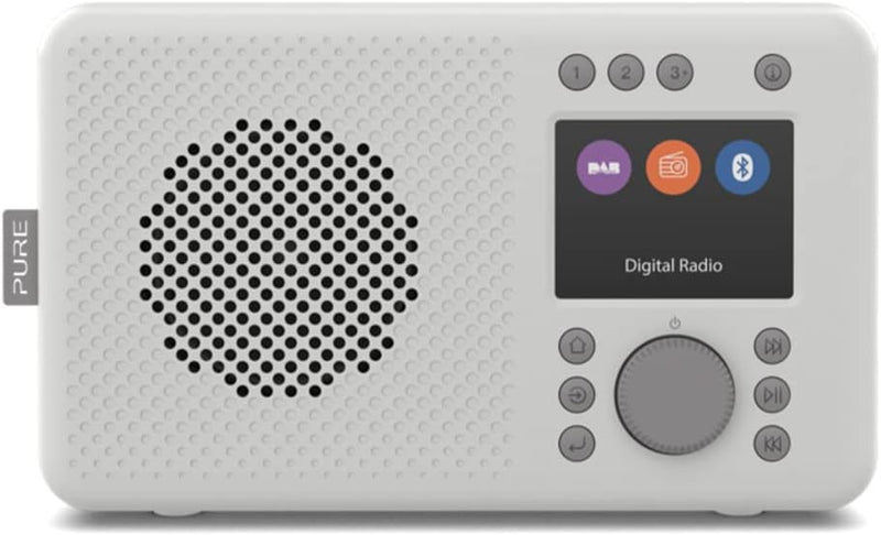 Pure Elan DAB+ Tragbares DAB+ Radio mit Bluetooth 5.0 (DAB/DAB+ und UKW Radio, TFT Farbdisplay, 20 S