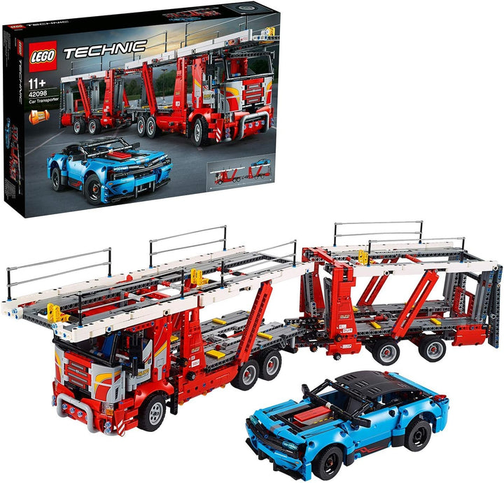 LEGO Technic 42098 - Autotransporter Frustfreie Verpackung Single, Frustfreie Verpackung Single