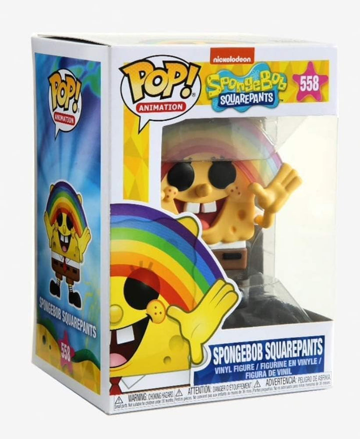 Funko Pop! Vinyl: Animation Spongebob Squarepants : Spongebob - (Rainbow) - Vinyl-Sammelfigur - Gesc