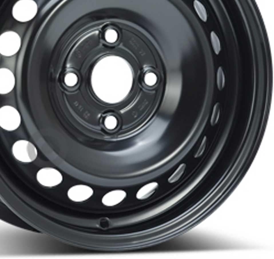 ALCAR IN FERRO AC5335 HYUNDAY I10 (12/13 -) 5,50X14 4X100 ET47 54 Colore: Black/Nero