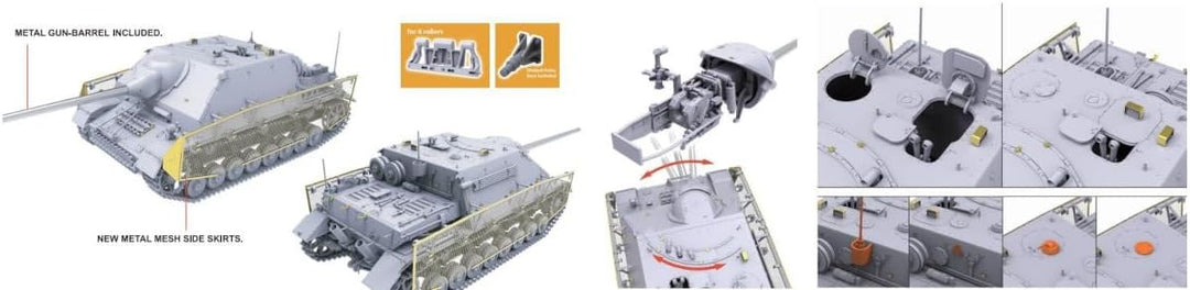 Border Model BT-026 Jagdpanzer IV L/70, Panzer IV/70(A) final Massstab 1:35 Modellbau Plastikbausatz
