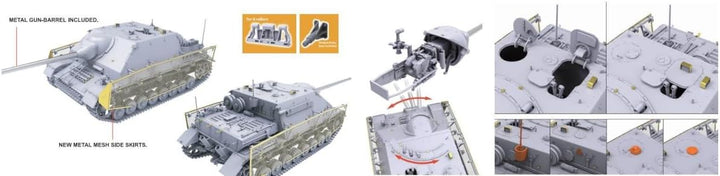 Border Model BT-026 Jagdpanzer IV L/70, Panzer IV/70(A) final Massstab 1:35 Modellbau Plastikbausatz