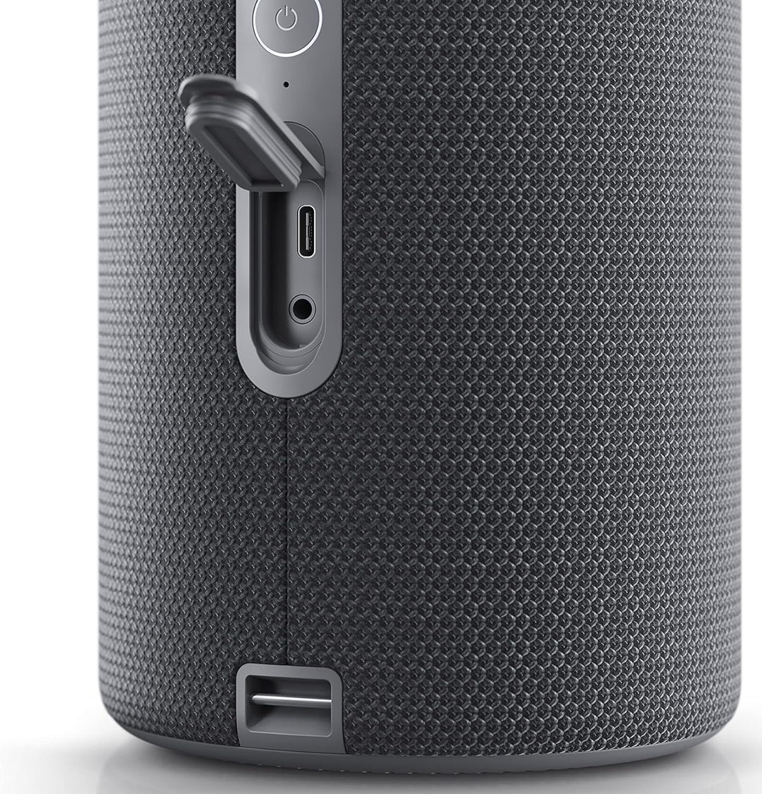 Loewe We. HEAR 2 Storm Grey, Bluetooth Lautsprecher, 60W, Wasserresistent, Tragbar, Aufladbar, 17h L