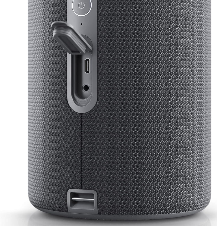Loewe We. HEAR 2 Storm Grey, Bluetooth Lautsprecher, 60W, Wasserresistent, Tragbar, Aufladbar, 17h L