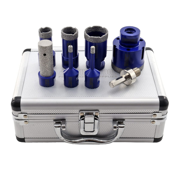 SHDIATOOL Diamant Bohrrone Fliesenbohrer 6/6/20/25/35/50mm und 20mm Finger Bits mit HEX Adapter 8-te