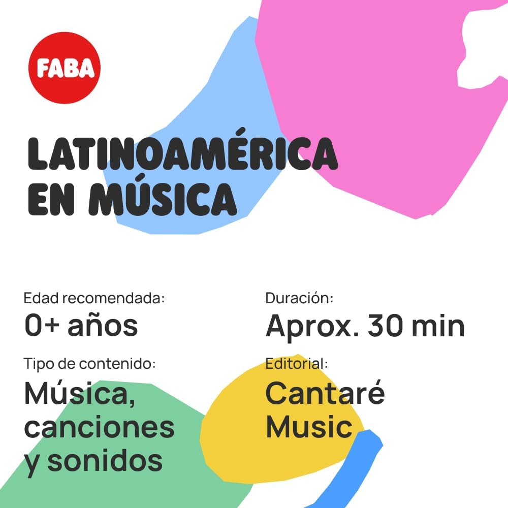 FABA Sonoro Charakter - Lateinamerika in Musik - Lieder, Kinder ab 0 Jahren, spanische Version