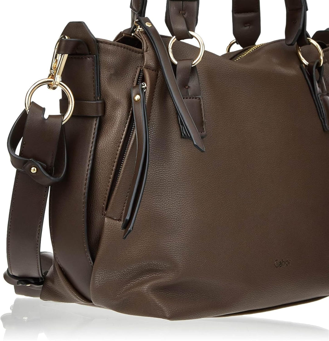 Gabor Damen Florencia Shopper Dark Brown, Dark Brown