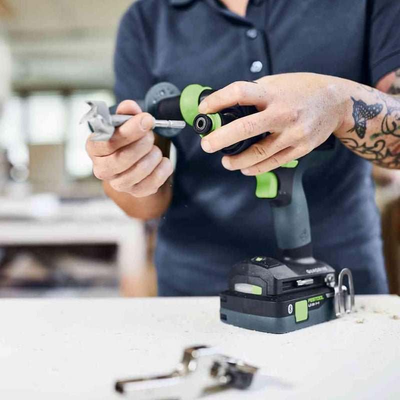 Festool Akku-Bohrschrauber TDC 18/4 5,0/4,0 I-Plus QUADRIVE (mit Akkupacks, Schnellladegerät, Werkze