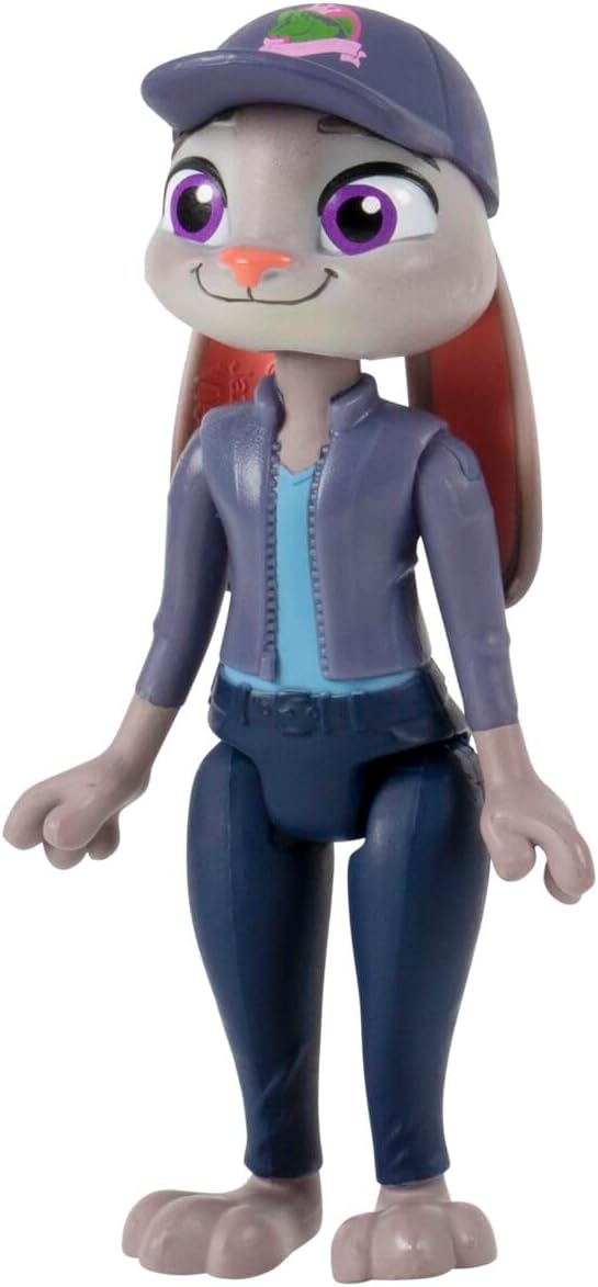 Disney "Zoomania 2" ZOTP0065 - Abenteuer 5er Pack - 3 Figuren und 2 Undercover-Charaktere 7,5 cm - C