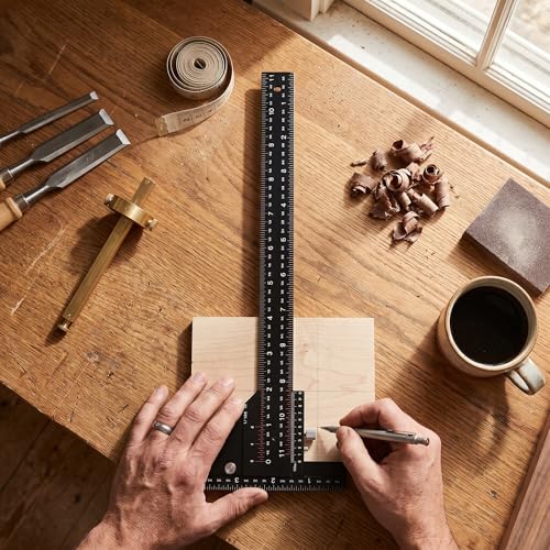 Lineal für die Holzbearbeitung, T-Quadrat-Lineal, T-Lineal aus Aluminiumlegierung, T-Lineal für die