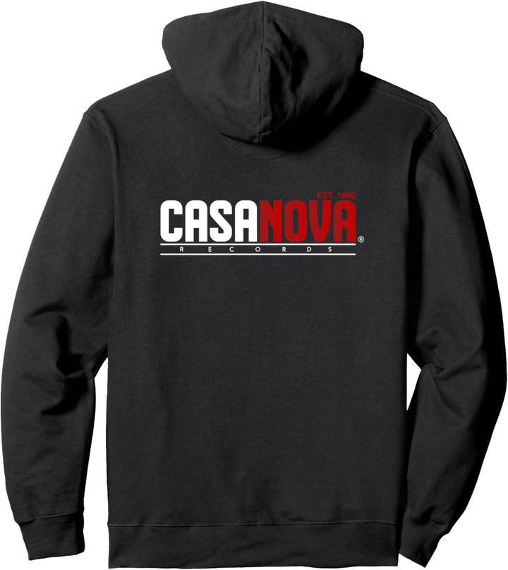 Casanova Records - WHT/RED Pullover Hoodie
