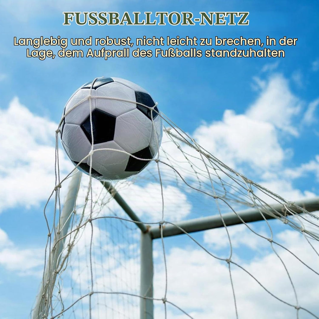 Fussballnetz: 2er Pack Fussballtor Netz, Tornetz 1.8×1.2m, Ersatznetz für Fussballtor, FussballtorEr