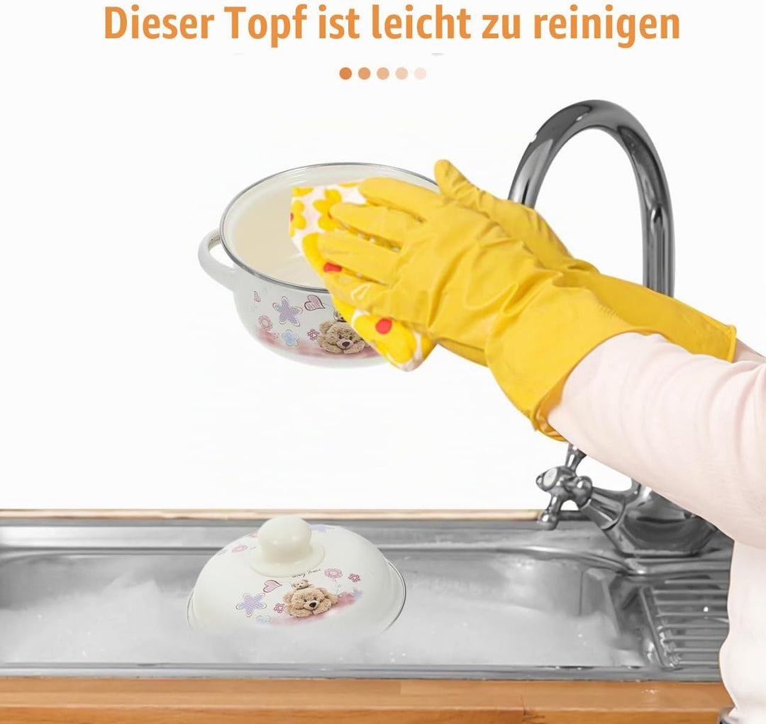 MAGICLULU 1 Stück Amphora - Emaille - Topf topf antihaftbeschichtet pfannensets auflauf sheet pan pf