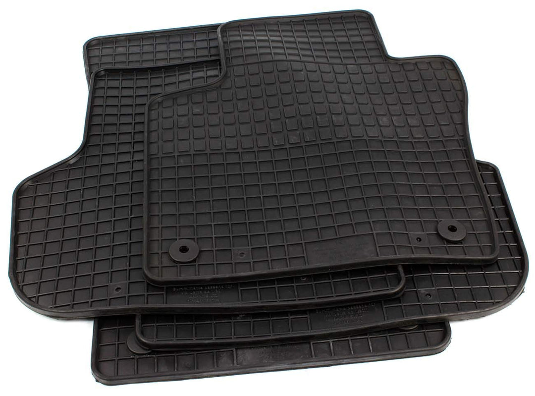 PETEX Gummimatten passend für Jetta ab 01/2011 Fussmatten schwarz 4-teilig