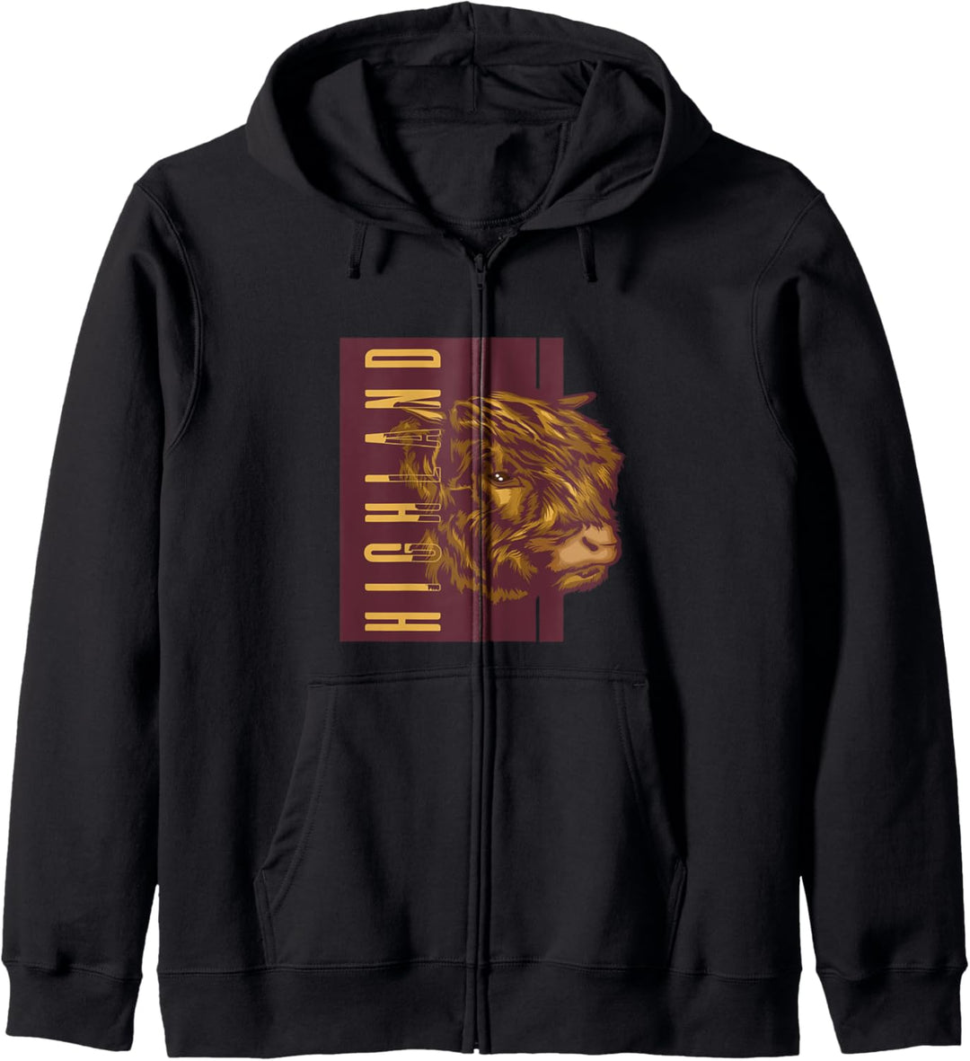 Tolles schottisches Highland-Kuhgeschenk Kapuzenjacke