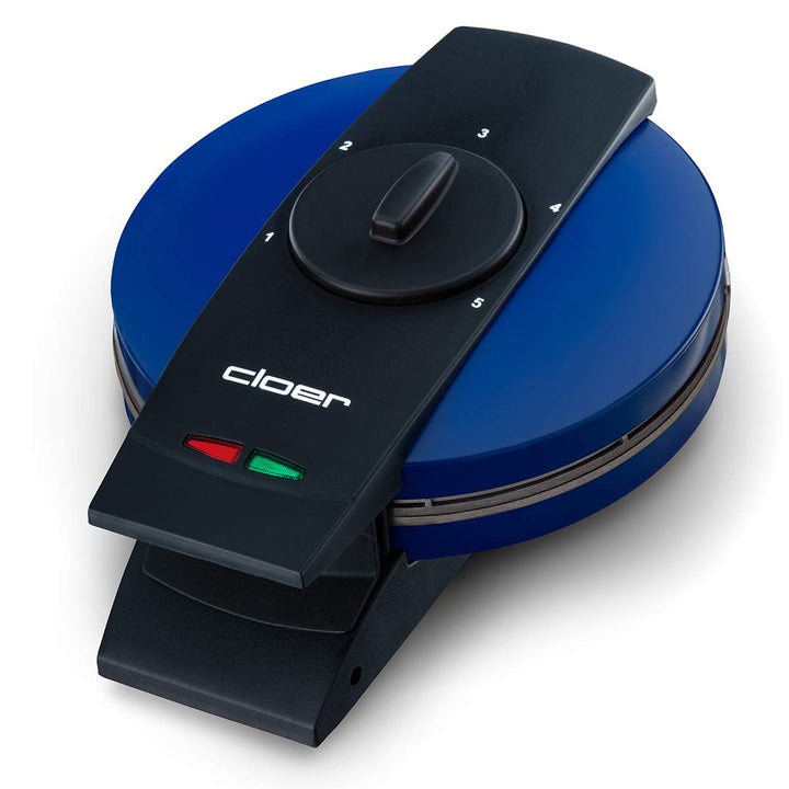 Cloer 2632 Hörncheneisen mit Ostfrieslandwappen für hauchdünne, knusprige Hörnchen, 750 W, Backfläch