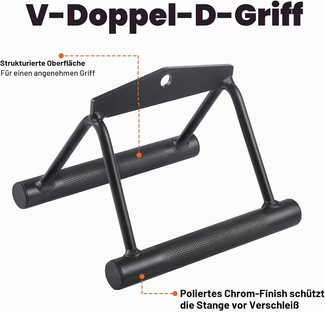 Workout Cable Machine Attachment for Home Gym, SERTT LAT Pulldown Attachments, Cable Accessories for