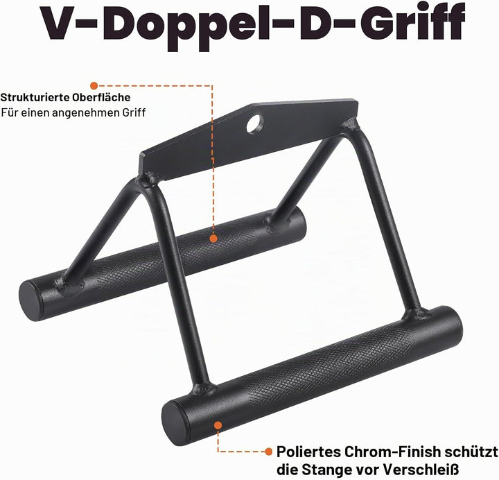 Workout Cable Machine Attachment for Home Gym, SERTT LAT Pulldown Attachments, Cable Accessories for