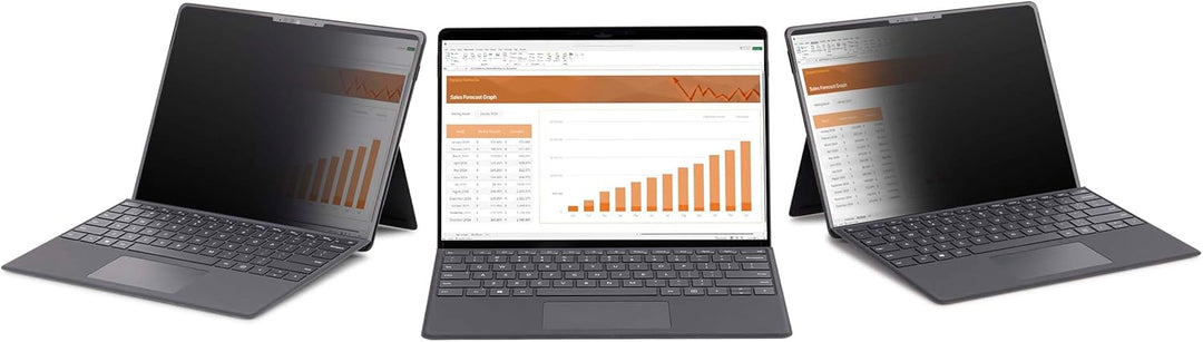 StarTech.com 4-Wege Laptop Sichtschutz für 12,4" Surface Laptop Go 1/2/3, Sichtschutzfolie, Hoch/Que
