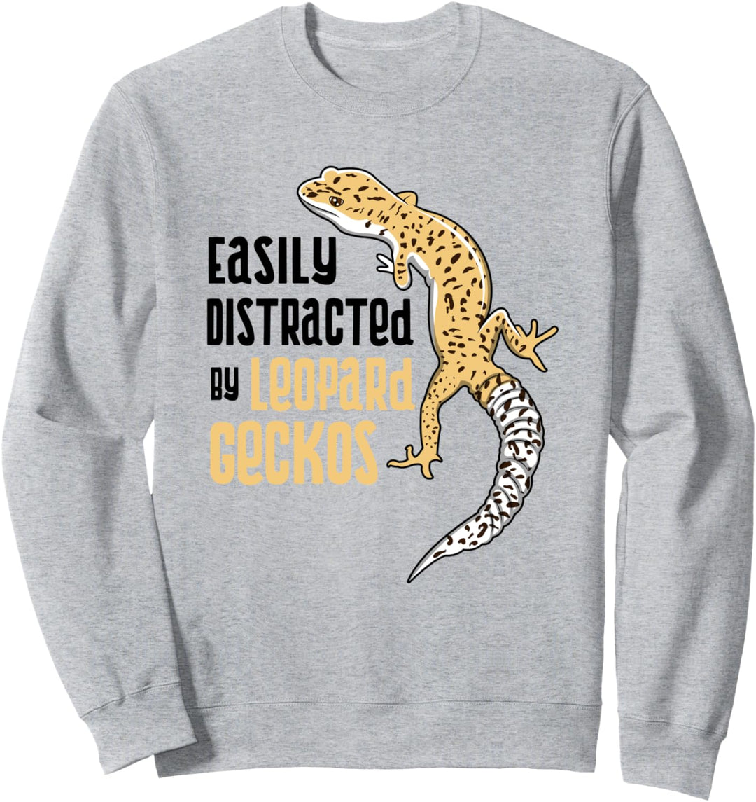 Leopard Gecko Lustiger Spruch Eidechse Reptil Sweatshirt