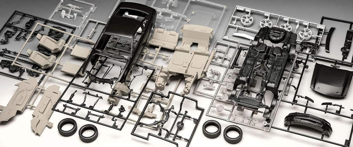 Revell REV-67665 Model Set 2006 Ford Shelby GT-H, Modellbausatz + Zubehör, 1:25/19,2 cm, 1/72