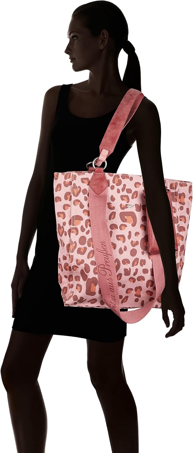 Fritzi aus Preussen Damen Izzy02 Canvas Shopper Leo Brick, Leo Brick