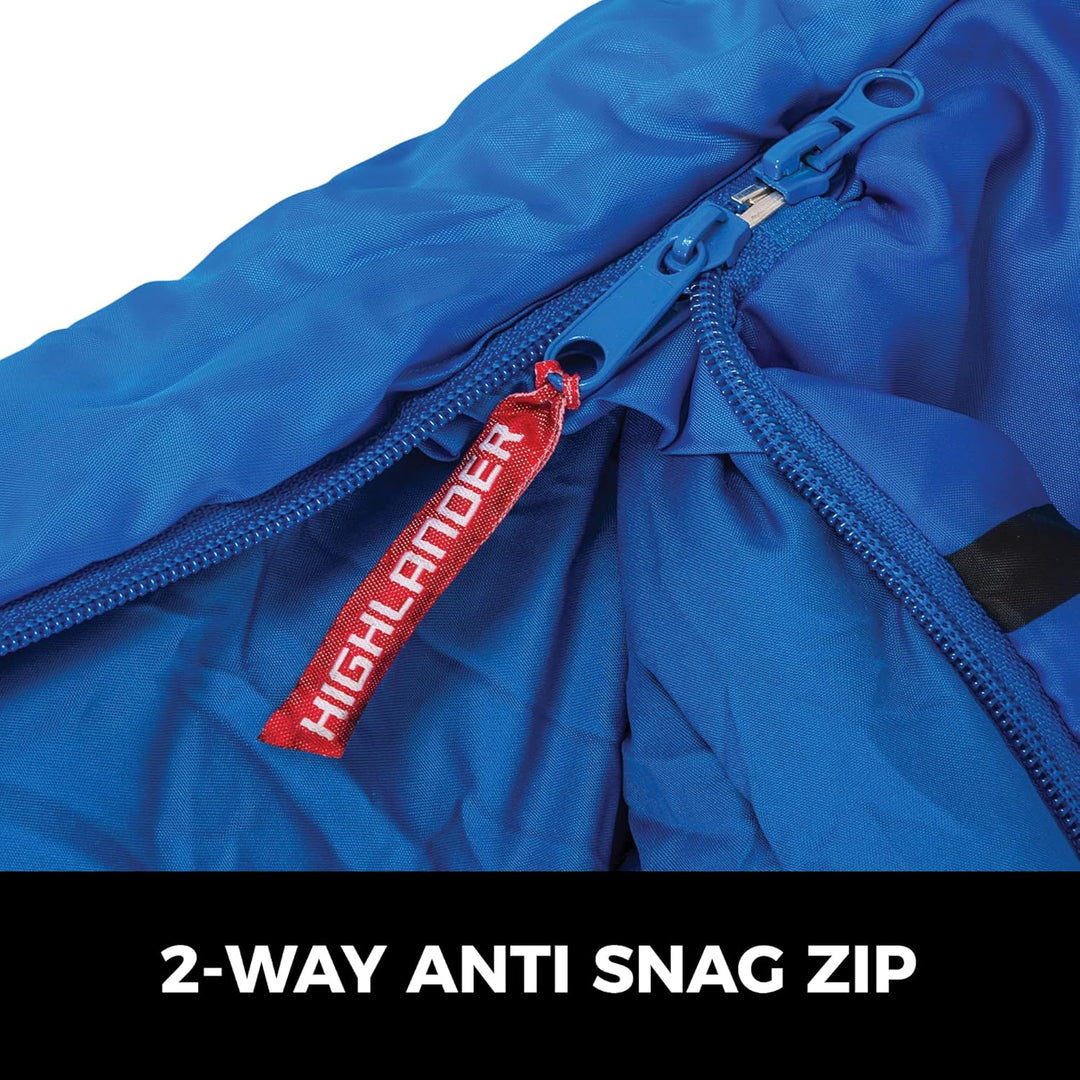 Highlander Kinder-Schlafsack, Unisex, Creature Blau, Blau