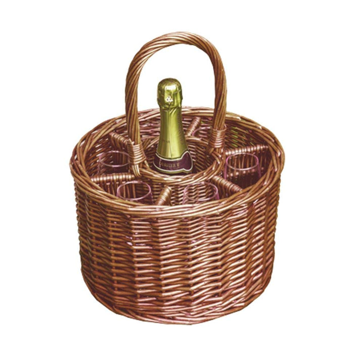 Red Hamper WH017/HOME Kleiner Deluxe-Getränkekorb aus Weide für eine Flasche