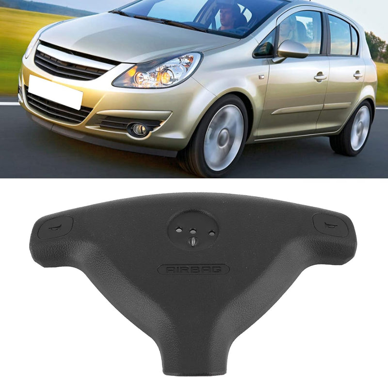 Lenkradabdeckung, Kratzfeste ABS Radabdeckung 90437285 199180 Ersatz Passend für Opel Astra G/Zafira