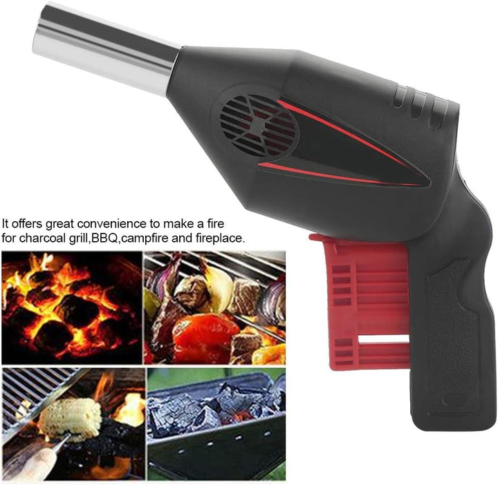 Pilipane Grillgebläse,manueller Luftgebläsegrill, Grill-Feuerbalg-Kochwerkzeug für Outdoor-Camping-P