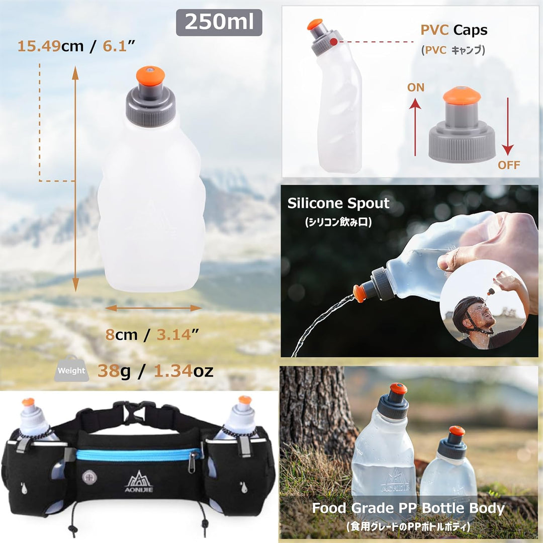 Azarxis Trinkrucksack 5L / 5.5L / 8L, Ultraleichter Laufrucksack, Trailrunning Rucksack, Hydrationsp