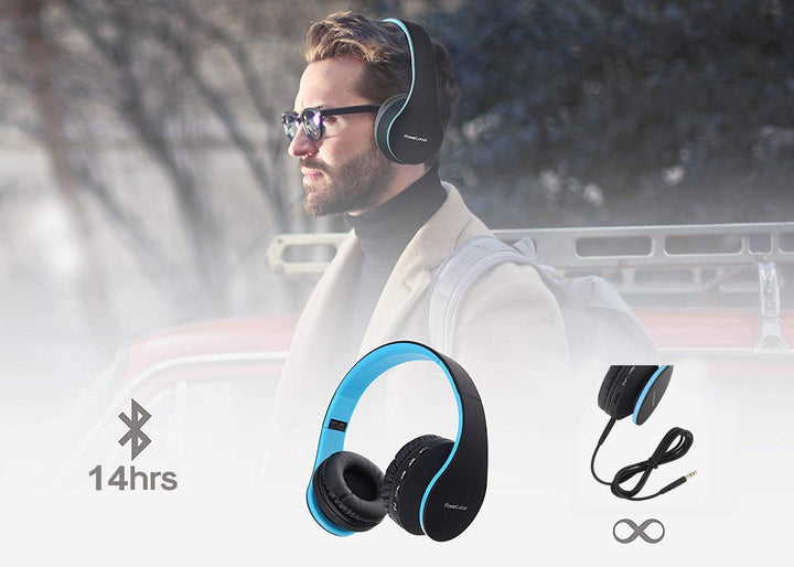 PowerLocus P1 Bluetooth Kopfhörer Kabellos, Wireless 5.0 Bluetooth Kopfhörer Over-Ear, Over Ear Kopf