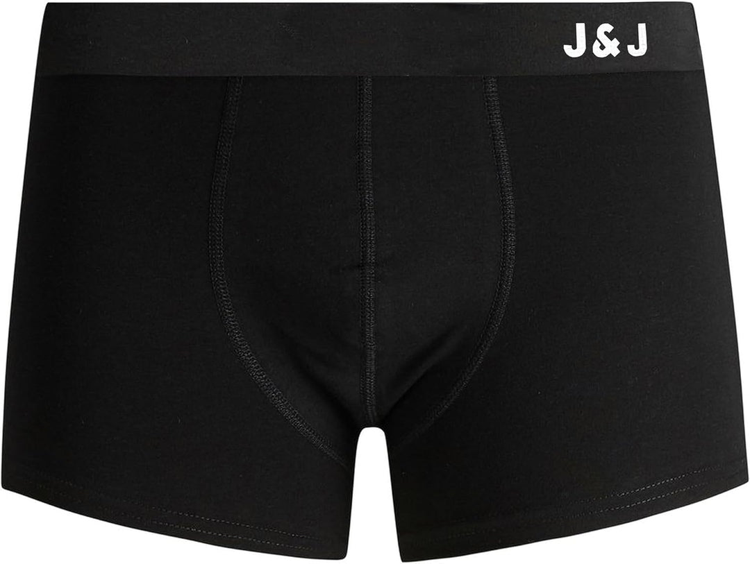 JACK & JONES Male Boxershorts 7er-Pack Boxershorts S 7er Pack (4x Schwarz, 3x Light Grey Melange), S