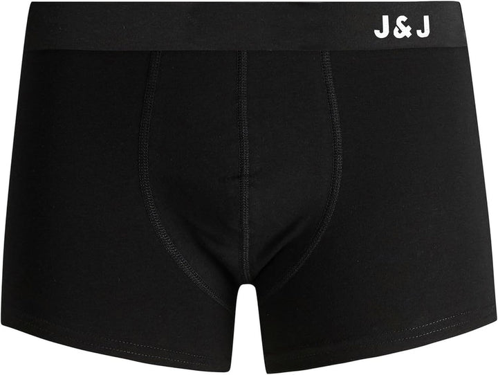 JACK & JONES Male Boxershorts 7er-Pack Boxershorts S 7er Pack (4x Schwarz, 3x Light Grey Melange), S