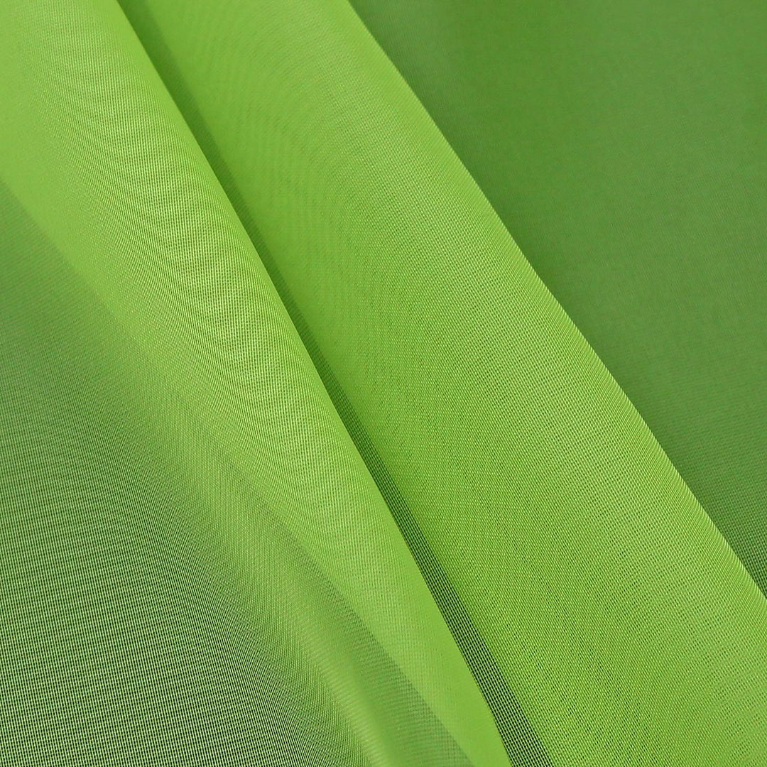Yujiao Mao Uni Farbe Voile Freihandbogen Schals Querbehang Deko Gardinen Grün BxL 140X600cm BxL 140X