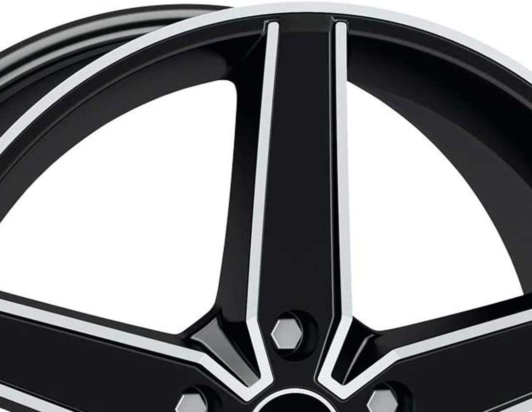 AUTEC Delano Schwarz matt poliert 8,5x20 ET42 5.00x112.00 Hub Bore 70.00 mm - Alu felgen