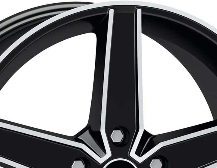 AUTEC Delano Schwarz matt poliert 8,5x20 ET42 5.00x112.00 Hub Bore 70.00 mm - Alu felgen