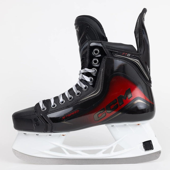 CCM Jetspeed FT8 Schlittschuhe Senior Wide High Profile 9.5 = 45, Wide High Profile 9.5 = 45