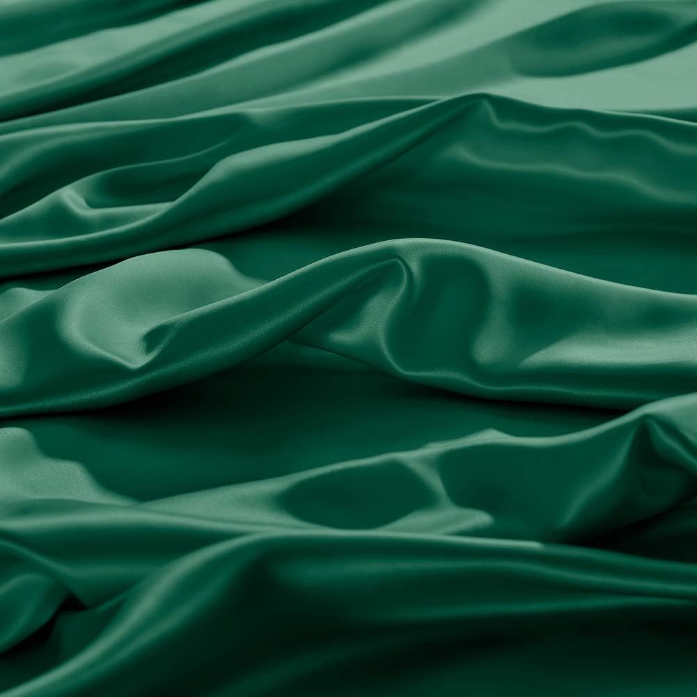 THXSILK Seide Spannbettlaken Spannbetttücher Seide Bettlaken 100% Maulbeerseide 19 Momme mit Rundumg