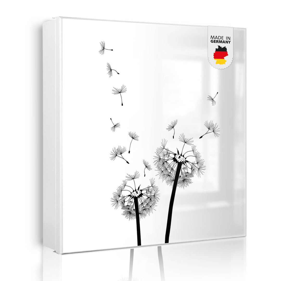 banjado Grosser Schlüsselkasten Metall - Schlüsselbox 30x30cm mit 32 Haken - Schlüsselkasten modern