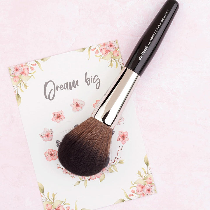 PROFI PUDERPINSEL GROss I vegan I Kunstfaser I Made in Germany I 1 Stück Classic Smooth Powder Large