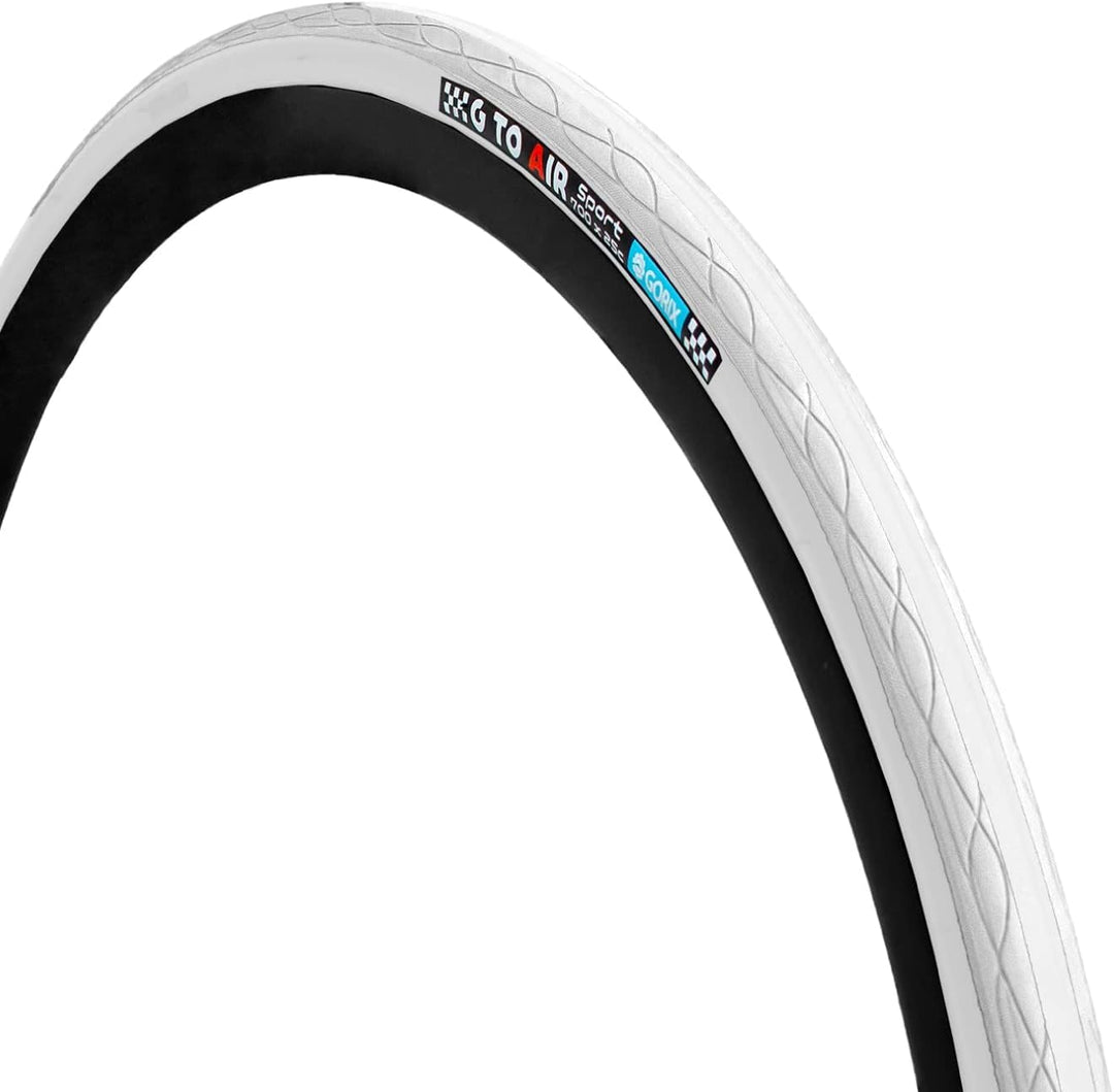 GORIX Rennradreifen 700×23C 25C 28C 32c 35c Fahrrad (Gtoair) 700×23c All White(1 Tire), 700×23c All