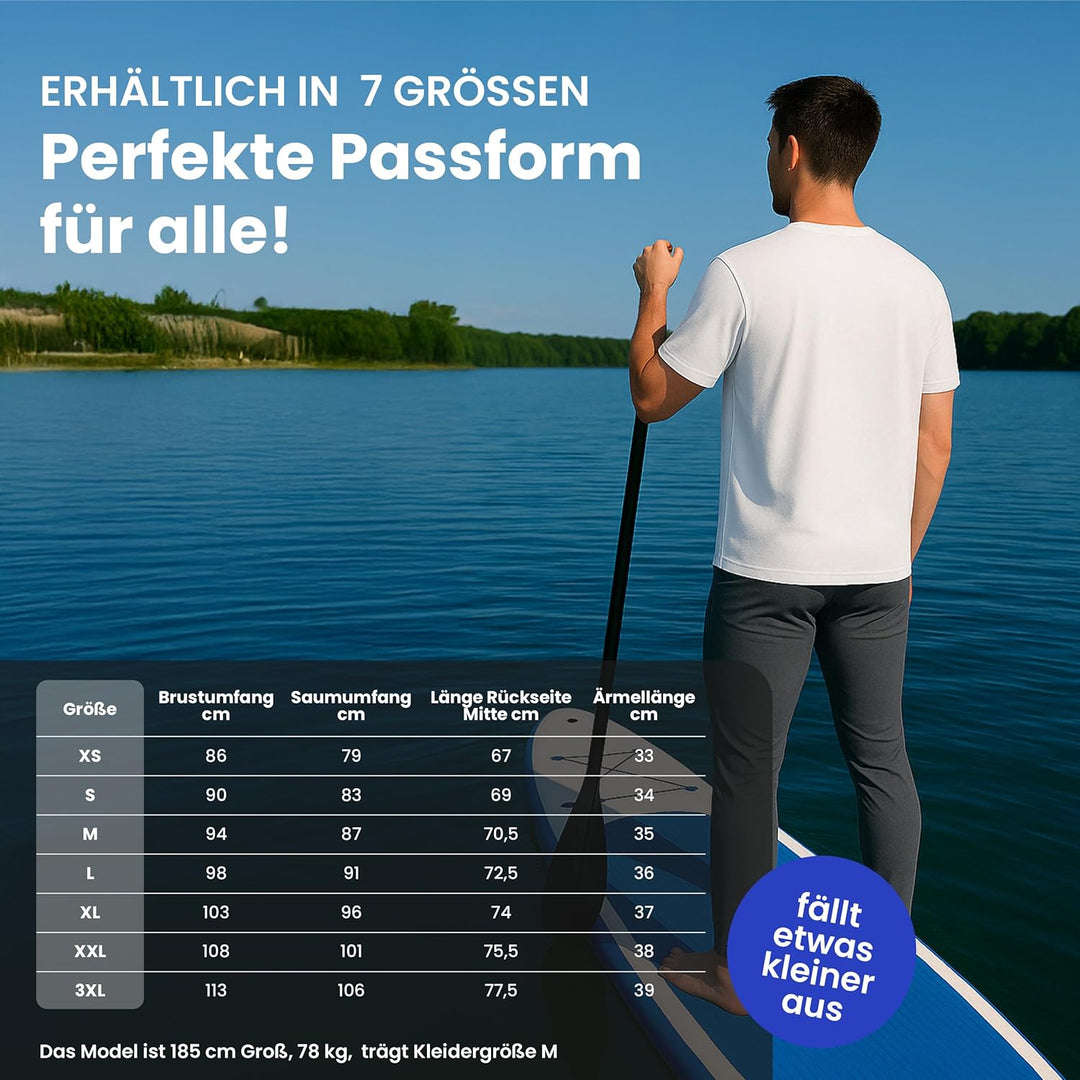 iQ-UV Shirt Herren Slim Fit Weiss (Weiss) S, Weiss (Weiss) S