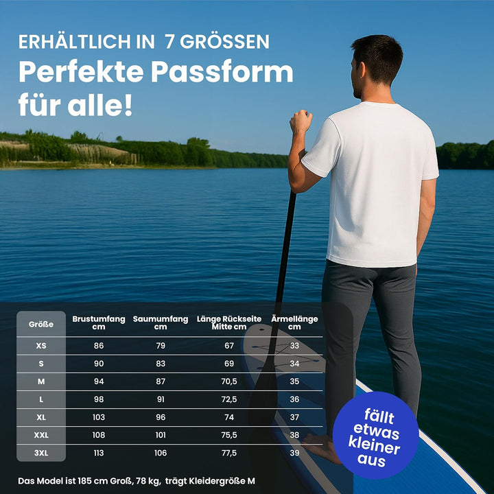 iQ-UV Shirt Herren Slim Fit Weiss (Weiss) S, Weiss (Weiss) S