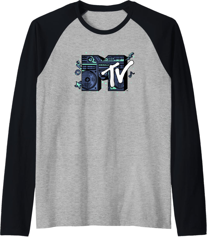 MTV Boombox Logo V1 Raglan