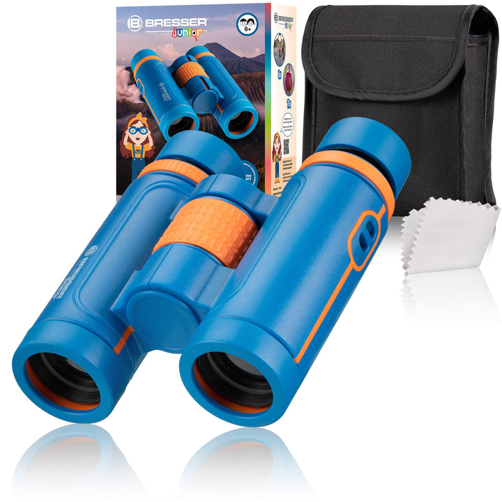 BRESSER JUNIOR 7x30 Fernglas für Kinder ab 6 Jahren, Feldstecher mit 7-facher Vergrösserung und Diop