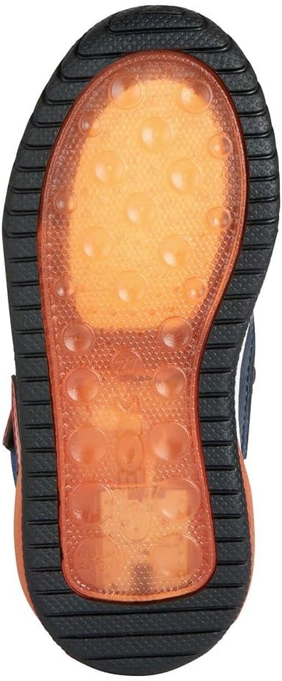 Geox Jungen J Inek Boy Sneaker 24 EU Navy Orange, 24 EU Navy Orange