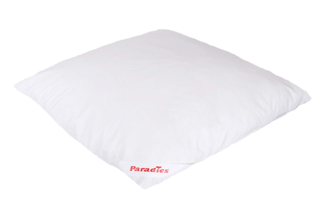 PARADIES Betz Kuschelkissen Softy medium Bio Baumwolle Farbe weiss mit Reissverschluss Verschiedene