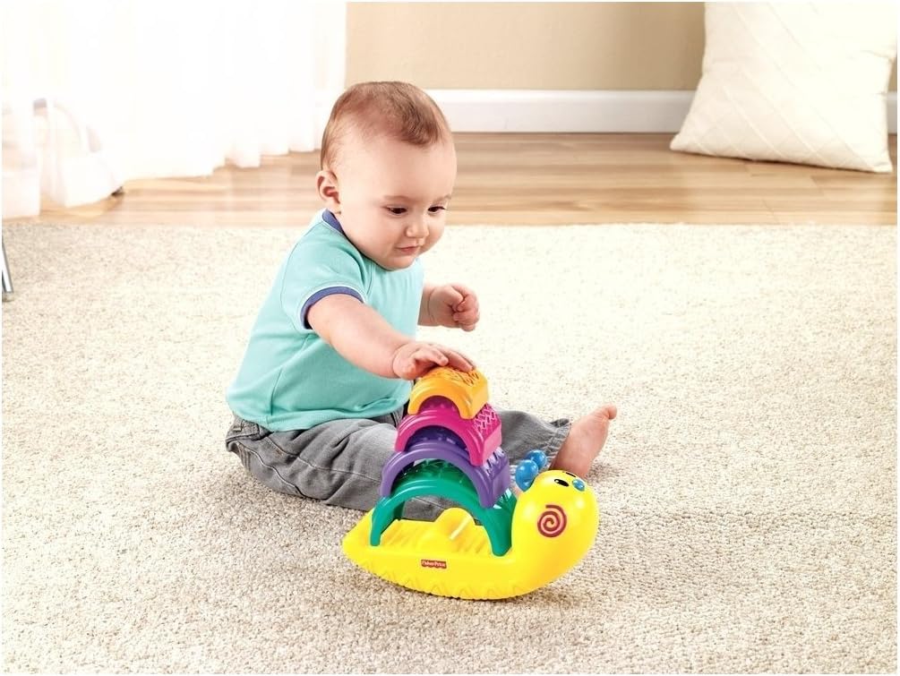 Fisher-Price Growing Baby: Rainbow Snail Stacker